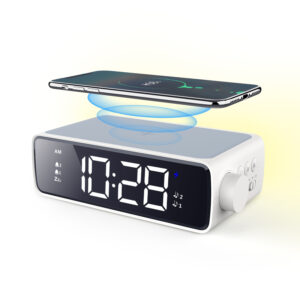 wireless charging alarm clock
