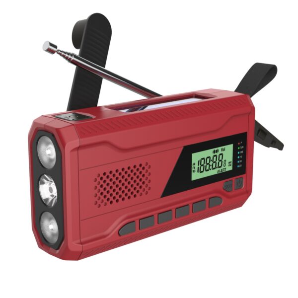 emergency radio; crank radio; solar radio; outdoor radio